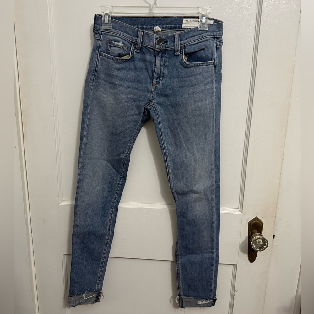Rag & Bone Women's The Dre Jeans Blue, Size 24